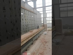 高温トンネルオーブンの設置現場1