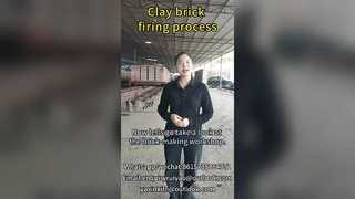 粘土レンガ焼成工程用トンネル窯